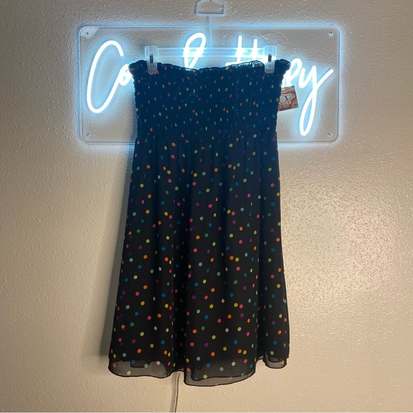 Black polka dot dress - Picture 1 of 5